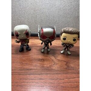 Funko Pop! Marvel Lot -Iron Man , Any Man, Dead W/ Groot Loose